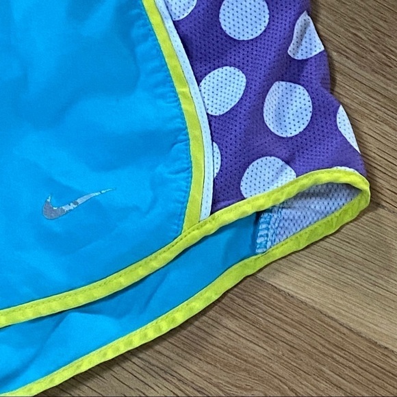 NIKE Dri-Fit Pacer Shorts w/ fun bright polka dots - Picture 2 of 10
